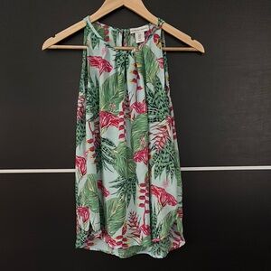 NWOT - Cupcake & Cashmere Floral Tropical PrintTop